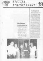 Sticusa Knipselkrant no. 19 (December 1983), Stichting voor Culturele Samenwerking (STICUSA)
