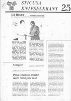 Sticusa Knipselkrant no. 25 (Februari 1984), Stichting voor Culturele Samenwerking (STICUSA)