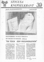 Sticusa Knipselkrant no. 39 (Juni 1984), Stichting voor Culturele Samenwerking (STICUSA)