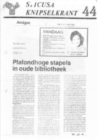 Sticusa Knipselkrant no. 44 (Juli 1984), Stichting voor Culturele Samenwerking (STICUSA)
