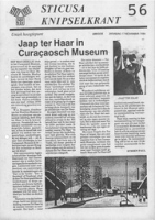 Sticusa Knipselkrant no. 56 (November 1984), Stichting voor Culturele Samenwerking (STICUSA)
