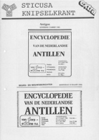 Sticusa Knipselkrant - Extra editie (Maart 1985), Stichting voor Culturele Samenwerking (STICUSA)