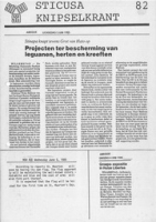 Sticusa Knipselkrant no. 82 (Juni 1985), Stichting voor Culturele Samenwerking (STICUSA)