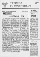 Sticusa Knipselkrant no. 87 (Juli 1985), Stichting voor Culturele Samenwerking (STICUSA)