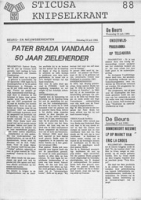 Sticusa Knipselkrant no. 88 (Augustus 1985), Stichting voor Culturele Samenwerking (STICUSA)