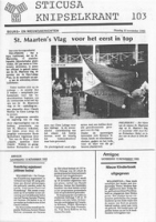 Sticusa Knipselkrant no. 103 (November 1985), Stichting voor Culturele Samenwerking (STICUSA)