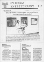 Sticusa Knipselkrant no. 115 (Maart 1986), Stichting voor Culturele Samenwerking (STICUSA)