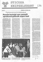 Sticusa Knipselkrant no. 134 (September 1986), Stichting voor Culturele Samenwerking (STICUSA)