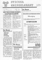 Sticusa Knipselkrant no. 135 (September 1986), Stichting voor Culturele Samenwerking (STICUSA)