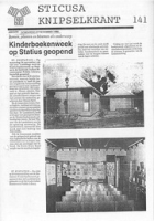 Sticusa Knipselkrant no. 141 (December 1986), Stichting voor Culturele Samenwerking (STICUSA)