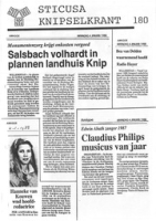 Sticusa Knipselkrant no. 180 (Januari 1988), Stichting voor Culturele Samenwerking (STICUSA)