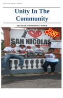 Unity in the Community (July 29th, 2019) - San Nicolas Community Paper, Unity In The Community Foundation