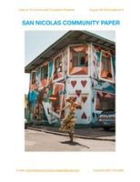 San Nicolas Community Paper (August 5th, 2019), Unity In The Community Foundation