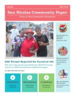 San Nicolas Community Paper (August 19th, 2019), Unity In The Community Foundation
