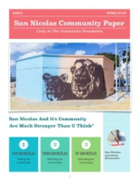 San Nicolas Community Paper (September 16th, 2019), Unity In The Community Foundation