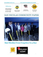 San Nicolas Community Paper (November 18, 2019), Unity In The Community Foundation
