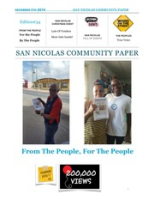 San Nicolas Community Paper (December 9, 2019), Unity In The Community Foundation