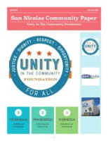 San Nicolas Community Paper (July 27, 2020), Unity In The Community Foundation