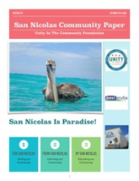 San Nicolas Community Paper (October 5, 2020), Unity In The Community Foundation