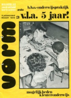 Vorm (Maart 1974), SIMAR/VLA - Sindikato di Maestronan di Aruba/Vakbond Leerkrachten Aruba