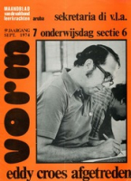 Vorm (September 1974), SIMAR/VLA - Sindikato di Maestronan di Aruba/Vakbond Leerkrachten Aruba
