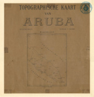 Topographische Kaart van Aruba (1912) - Omslag