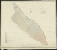Platte-grond van het Eiland Aruba (1828)