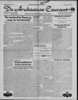De Arubaanse Courant (25 januari 1951), Aruba Drukkerij