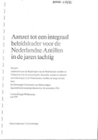 Aanzet tot een integraal beleidskader voor de Nederlandse Antillen in de jaren tachtig (1976), Gemengde commissie Römer-Hoetink