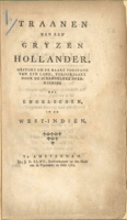 Traanen van een Gryzen Hollander (1781), van Ollefen Caspersz., Willem