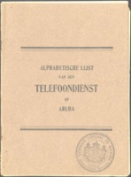 Telefoongids Aruba 1932 - Alphabetische Lijst van den Telefoondienst op Aruba