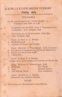Programma van den kunstavond (1933 - 2 juni & 16 juni), Algemeen Nederlandsch Verbond - Afdeeling Aruba