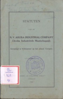 Statuten van de N.V. Aruba Industrial Company (1928)