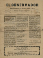 El Observador (1 mei 1935) - Aruba, Schotborgh, Adelbert C.