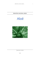 Aloë - Informatie voor Spreekbeurten, Biblioteca Nacional Aruba