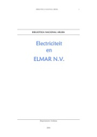 Electriciteit en Elmar NV - Informatie voor Spreekbeurten, Biblioteca Nacional Aruba