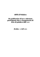 Arte di Palabra ABC 2023, Departamento di Cultura Aruba