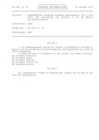 06.03AB87.052 Lham. t.u.v. art.5 m.b.t. calco, DWJZ - Directie Wetgeving en Juridische Zaken