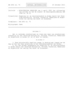 07.07AB01.075 Regeling in- en doorvoerverbod in Aruba vanuit het Verenigd Koninkrijk, Ierland, Frankrijk, Nederland en Argentinie ter wering van mond- en klauwzeer, DWJZ - Directie Wetgeving en Juridische Zaken