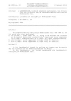 13.11AB99.029 Landsbesluit schrijfwijze Nederlandse Taal, DWJZ - Directie Wetgeving en Juridische Zaken