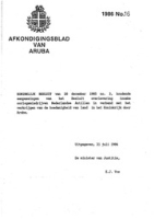 Afkondigingsblad van Aruba 1986 no. 16, DWJZ - Directie Wetgeving en Juridische Zaken