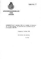 Afkondigingsblad van Aruba 1986 no. 32, DWJZ - Directie Wetgeving en Juridische Zaken