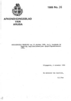 Afkondigingsblad van Aruba 1986 no. 36, DWJZ - Directie Wetgeving en Juridische Zaken