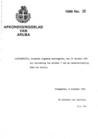 Afkondigingsblad van Aruba 1986 no. 38, DWJZ - Directie Wetgeving en Juridische Zaken
