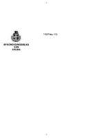 Afkondigingsblad van Aruba 1987 no. 115, DWJZ - Directie Wetgeving en Juridische Zaken