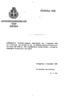 Afkondigingsblad van Aruba 1988 no. 102, DWJZ - Directie Wetgeving en Juridische Zaken
