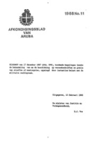 Afkondigingsblad van Aruba 1988 no. 11, DWJZ - Directie Wetgeving en Juridische Zaken