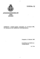 Afkondigingsblad van Aruba 1988 no. 12, DWJZ - Directie Wetgeving en Juridische Zaken