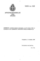 Afkondigingsblad van Aruba 1988 no. 133, DWJZ - Directie Wetgeving en Juridische Zaken