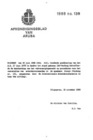 Afkondigingsblad van Aruba 1988 no. 139, DWJZ - Directie Wetgeving en Juridische Zaken
